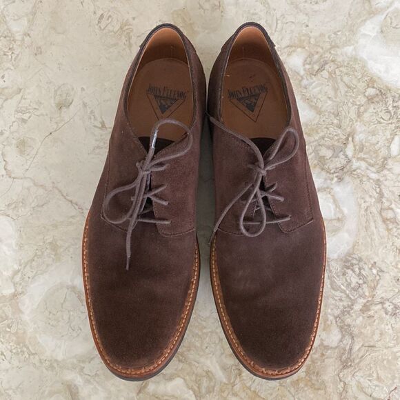 John Fluevog Donald Suede Leather Creepers - Picture 5 of 13